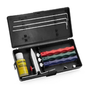 Lansky Standard Three-Stone Sharpening System Coarse to Fine Grit Hones