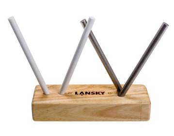 Lansky Diamond Ceramic 4 Rod Turn Box Knife Sharpener Medium/Fine Grit