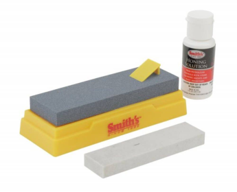 Smith's 2-Stone Sharpening Kit 5" & 4" Stones & Honing Oil 100% Genuine NEW