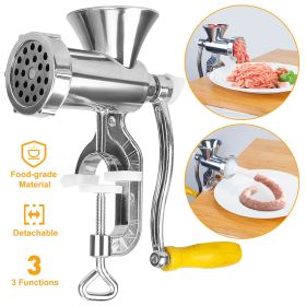 Manual Meat Grinder Heavy Duty Hand Operated Mincer Sausage Maker Machine Noodle Maker