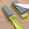 1pc Knife Sharpener With Handle; Sharpening Kitchen Tool; Household Labor-saving Sharpener