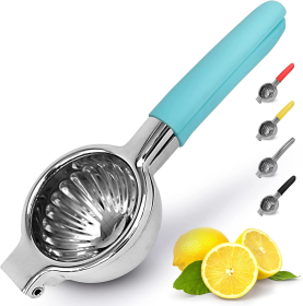 Heavy Duty Stainless Steel Lemon Squeezer (Color: BL)