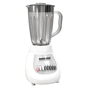 Better Chef Classic 10-Speed 5-Cup Glass Jar Blender (Color: White)