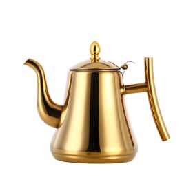 Pour Over Coffee Kettle Premium Stainless Steel Gooseneck Tea Kettle (Color: Gold, size: 2.0L)